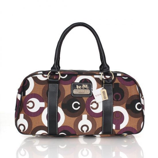 Coach Fashion Poppy Medium Coffee Satchels CDW | Women